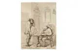 Untitled by Thomas Rowlandson, 1779, pencil, offered Jan 2024