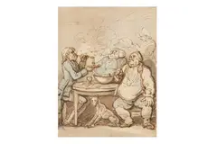 Untitled by Thomas Rowlandson, ink, offered Jan 2024