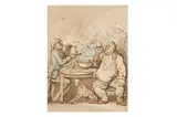 Untitled by Thomas Rowlandson, ink, offered Jan 2024