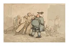 Untitled by Thomas Rowlandson, pencil, offered Jan 2024