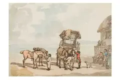 Untitled by Thomas Rowlandson, pencil, offered Jan 2024
