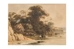 Untitled by John Varley, watercolour, offered Jan 2024