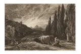 Untitled by Samuel Palmer, etching, offered Jan 2024