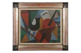 Preview: Barley Mow Centre by Boris Chemetov, Oil on canvas, sold Jan 2024