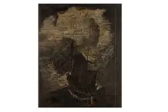 Untitled by James Pryde, oil on canvas, offered Dec 2023