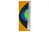 R.a. (british, 1915-2003) by Terry Frost, Collage signed, titled and dated 'Terry Frost/Blue Black and Green Collage/01', offered Dec 2023