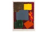 R.a. (british, 1934-2011) by John Hoyland, acrylic on paper, offered Dec 2023