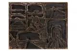 Untitled by Basil Beattie, oil and pencil on canvas, offered Dec 2023