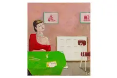 Untitled by Charles Williams, oil on canvas, offered Dec 2023