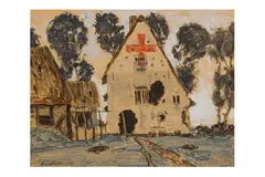 Untitled by Ernest Procter, watercolour and white, offered Dec 2023
