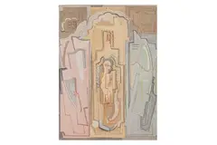 Untitled by Evie Hone, gouache, offered Dec 2023