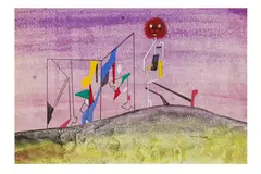 Untitled by Conroy Maddox, gouache and watercolour, offered Dec 2023