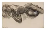 Untitled by Duncan Grant, charcoal and gouache, offered Dec 2023