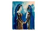 R.a. (british, 1911-2000) by Josef Herman, 1978, watercolour, offered Dec 2023