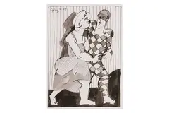 Untitled by Geoffrey Key, watercolour, offered Dec 2023