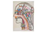 Untitled by Eduardo Paolozzi, gouache, offered Dec 2023
