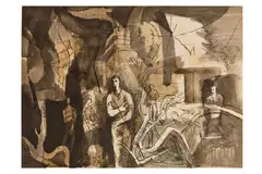 Untitled by Keith Vaughan, 1942, gouache, offered Dec 2023