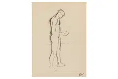Untitled by Keith Vaughan, pencil, offered Dec 2023