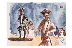 R.a. (british/portugese, 1935-2022) by Paula Rego, 1992, watercolour and ink on paper, offered Dec 2023
