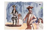 R.a. (british/portugese, 1935-2022) by Paula Rego, 1992, watercolour and ink on paper, offered Dec 2023