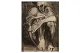 R.a. (british, 1930-1993) by Elisabeth Frink, 1951, ink and wash, offered Dec 2023
