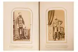 ROYAL & MILITARY, c.1860-1880A leather-bound album containing a collection of carte-de-visite portraits of royal, celebrity, and military subjects by Portraiture Interest, photograph, offered Nov 2023
