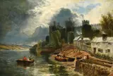 Conwy castle by Henry Dawson, oil, offered Dec 2022