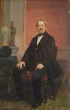 A PORTRAIT OF A SEATED GENTLEMAN IN AN INTERIOROil on boardSigned (lower left)26.5 x 17.7cm (10¼ x 6¾ in.) by Charles Spencelayh, oil, offered Dec 2022
