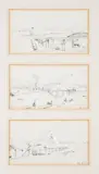 The construction of the manchester ship canal by Benjamin Williams Leader, pencil, sold Dec 2022