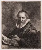 Jan cornelis sylvius by Rembrandt Harmensz van Rijn, print (other), sold Dec 2022