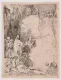 The raising of lazarus: the small plate by Rembrandt Harmensz van Rijn, print (other), sold Dec 2022