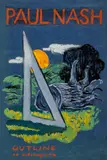 Outline: An Autobiography by Paul Nash, Gouache with collage on thin blue wove paper, circa, sold Dec 2022