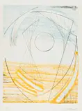 Porthmeor (from Twelve Lithographs) Lithograph printed in colours, 1969 by Barbara Hepworth, Lithograph printed in colours, sold Dec 2022
