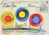 Eclipse Mixed media and collage on paper, 1980 by Terry Frost, Mixed media and collage on paper, sold Dec 2022