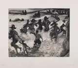 Bathers IV Etching with aquatint, 1992 by Bill Jacklin, Etching with aquatint, sold Dec 2022