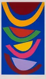 Swing on Blue (Kemp 218) Screenprint in colours, 2001 by Terry Frost, Screenprint in colours, sold Dec 2022