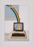 Colour Process Screenprint in colours, 1984 by Patrick Hughes, Screenprint in colours, offered Dec 2022