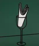 Her handkerchief swept me along the Rhine (from Some Poems of Jules Laforgue) (Cristea 38d) Screenprint in colours, 1973 by Patrick Caulfield, Screenprint in colours, sold Dec 2022