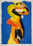 Paso Doble (Prestel 91) Screenprint in colours, 1983 by Allen Jones, Screenprint in colours, sold Dec 2022