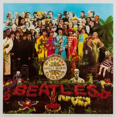Sgt Pepper's Lonely Hearts Club Band by Peter Blake, Screenprint in colours, sold Dec 2022