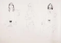 Richard by David Hockney, Offset lithograph, sold Dec 2022