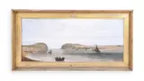 The town and entrance to the bay of cromarty by William Daniell, oil, sold Nov 2022