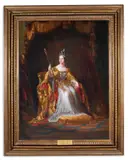 And studioportrait of h by George Hayter, oil, sold Nov 2022