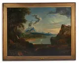 The legend of nessus and dejanira by Washington Allston, oil, sold Nov 2022