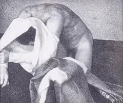 Dressing by Michael Leonard, Pencil, sold Nov 2022