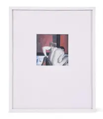 Red bathroom i by Michael Leonard, drawing, sold Nov 2022