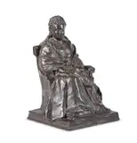 Queen victoria seated, early 20th century by Sydney March, Bronze, offered Nov 2022