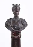 A bronze portrait bust of queen mary by George James Frampton R.a., BRONZE, sold Nov 2022