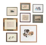 A resting hound by Edy Legrand, watercolor, sold Nov 2022
