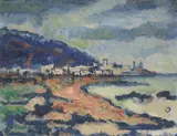 Corsica by Anne Estelle Rice, Oil on board, sold Oct 2022